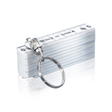 Mini folding rule, white, detail view (1)