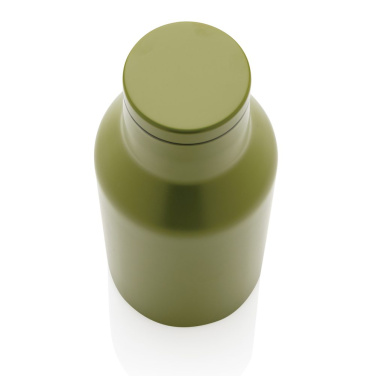 RCS Recycled stainless steel compact bottle, green, detail view (3)
