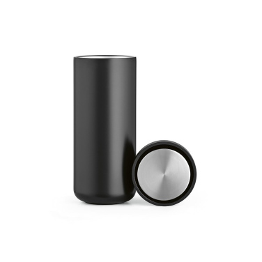 Senegal Travel Cup rSS 400ml. Double wall and 360º push lid, Black, product image (2)