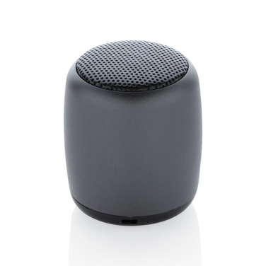 Mini aluminium wireless speaker, anthracite, detail view (1)