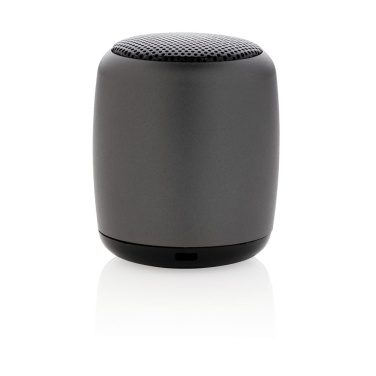 Mini aluminium wireless speaker, anthracite, detail view (3)
