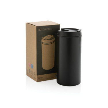 Metro RCS Recycled stainless steel tumbler, black, product image (2)