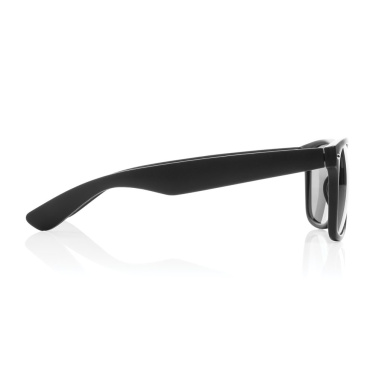 GRS recycled PC plastic sunglasses, black, detail view (3)