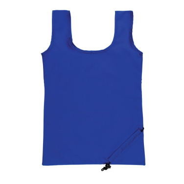 Impact AWARE™ RPET 190T foldable shopper, blue, detail view (2)