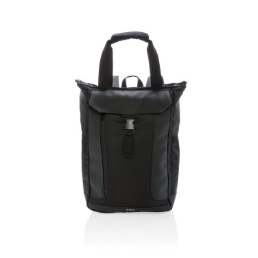 Swiss Peak RFID 15" laptop totepack PVC free, black, detail view (3)