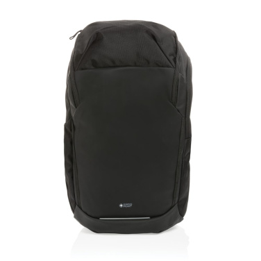 Swiss Peak AWARE™ RPET 15.6 inch business backpack, black, detail view (2)