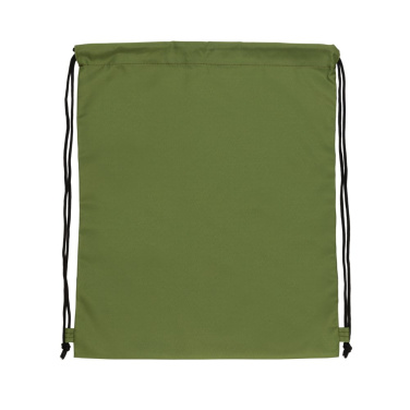 Impact AWARE™ RPET 190T drawstring bag, green, detail view (2)