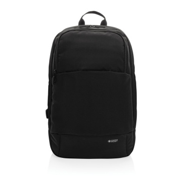 Swiss Peak AWARE™ modern 15.6" laptop backpack, black, detail view (2)