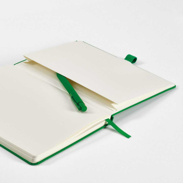 Dickens A5 Hard Cover rPET Notebook. 70gsm FSC® 160 pages, Green, product image (4)