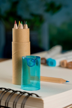 Wooden crayons BECKY, blue, product image (3)