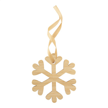 BooCard – Christmas card, snowflake, natural, additional product view 2