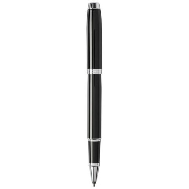 Parker IM rollerball pen, Solid black / Chrome, product image (2)