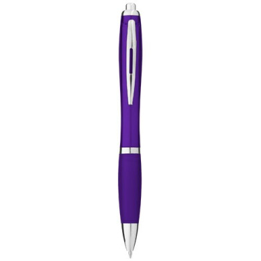 Nash ballpoint pen coloured barrel and grip, Purple, product image (1)