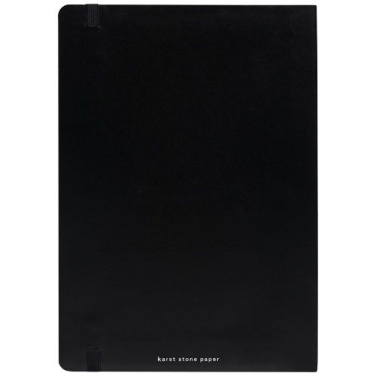Karst® A5 softcover notebook - lined, Solid black, product image (2)
