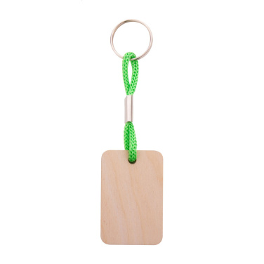 Woody Plus D – custom keyring, green, additional product view 2