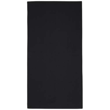 Althea sport towel 50x100 cm, Solid black, product image (1)