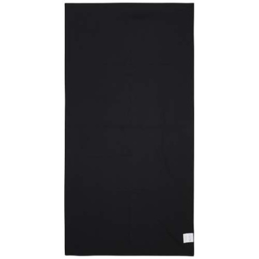 Althea sport towel 50x100 cm, Solid black, product image (2)