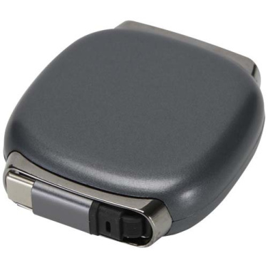 Alphard 100W recycled plastic retractable CarPlay PD fast charging cable, Gun metal, product image (3)