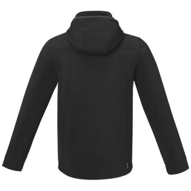 Langley men's GRS recycled softshell jacket, Black, 4XL, product image (2)