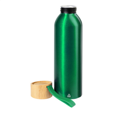 Ralusip Plus – recycled aluminium bottle, green, additional product view 2