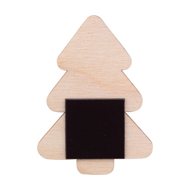 Woofri Xmas – custom Christmas fridge magnet, Christmas tree, natural, additional product view 3