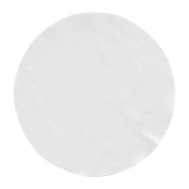 CreaClean RPET – custom glasses cloth, circle, white, additional product view 2