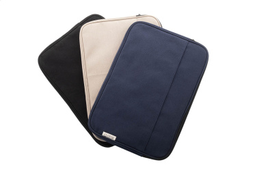 Rebyss Comp – recycled canvas laptop bag, black, additional product view 2