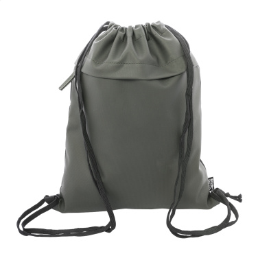 Pudrow – RPET drawstring bag, green, additional product view 2