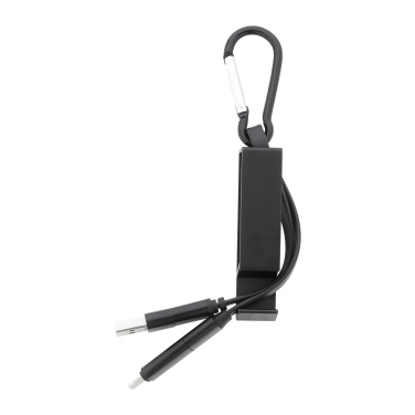 Cappy – USB charger cable, black, additional product view 4
