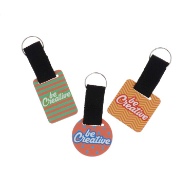 Woody Strap – custom keyring, rectangle, natural, additional product view 4