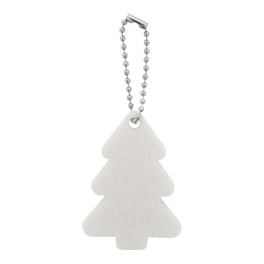 CreaFelt Key Xmas – custom Christmas keyring, Christmas tree, white, additional product view 2