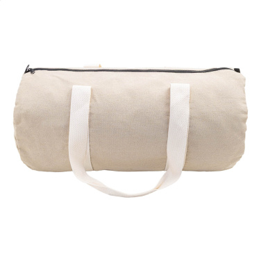 Rekan Duff – recycled canvas sports bag, natural, additional product view 3