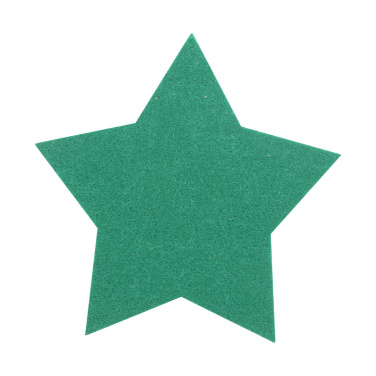 Vagnes – RPET Christmas coaster set, green, additional product view 2