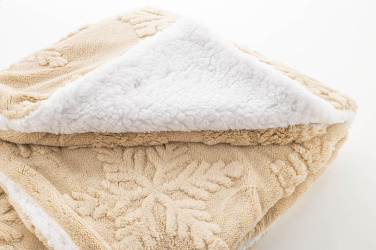 Valsatra – RPET Christmas blanket, natural, additional product view 3