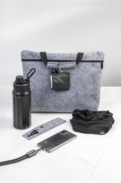Refelt Pen – RPET pen case, grey, additional product view 3