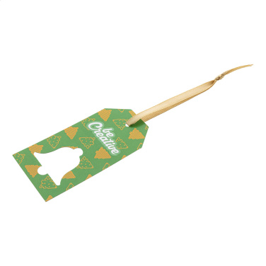 PrinTag Plus – custom gift tag, bell, white, additional product view 2