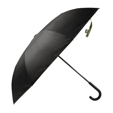 Raura – RPET reversible umbrella, green, additional product view 3