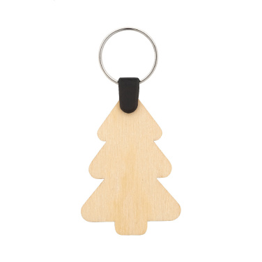 Fjerny Creative – custom Christmas keyring, Christmas tree, natural, additional product view 4