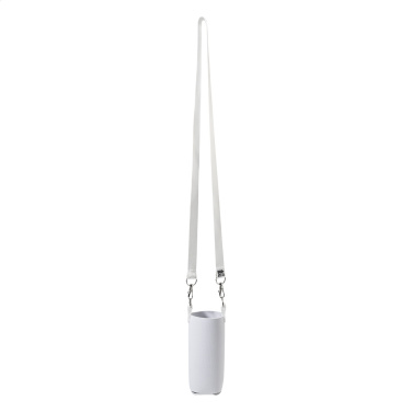 PrintCan Carry – RPET can cooler, sleek-type, white, additional product view 2