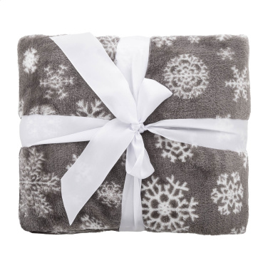Knivsta – RPET Christmas blanket, grey, product image (2)