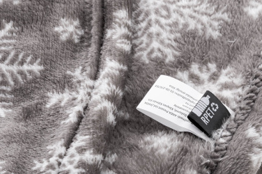 Knivsta – RPET Christmas blanket, grey, product image (4)