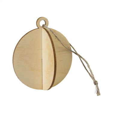 FestiCard Kraft – Christmas card, ball, natural, product image (4)