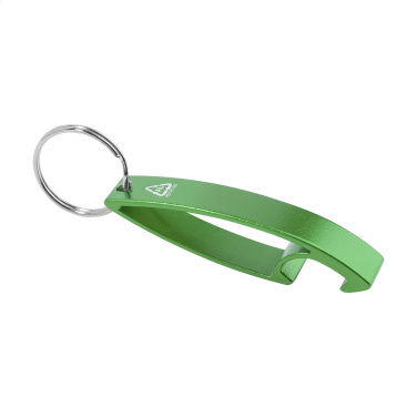 Ellopi – bottle opener keyring, green, additional product view 3