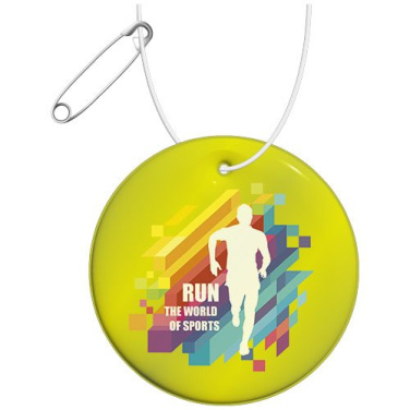 RFX™ H-16 round M reflective PVC hanger – Neon yellow, product image (2)