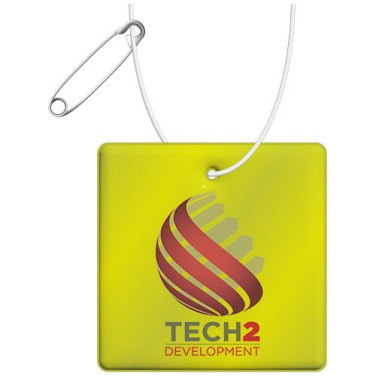 RFX™ H-16 square reflective PVC hanger – Neon yellow, product image (2)