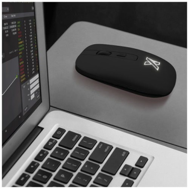 SCX.design O22 antibacterial light-up logo wireless mouse – Black, product image (2)