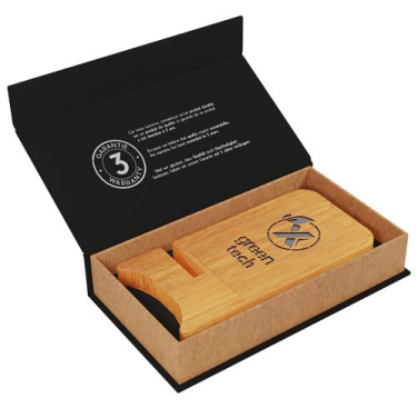 SCX.design W26 10W wooden wireless charging phone stand with light-up logo, product image (3)