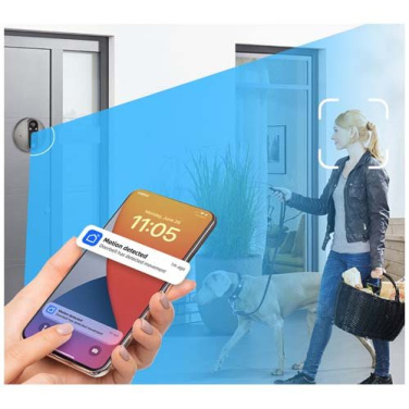 Prixton DV50 smart wifi door guard viewer – Black, product image (1)