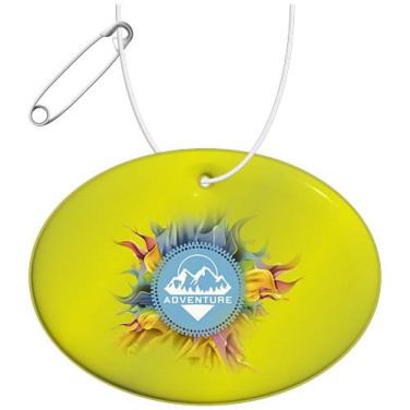 RFX™ H-16 round lightweight reflective PVC hanger - large – Neon yellow, product image (2)