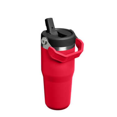 The IceFlow Flip Straw 2.0 Tumbler 0.41L / 14oz, Chili Black, product image (2)